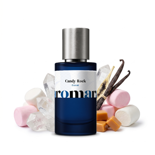Candy Rock 35% Extrait perfume by Aromara, inspired by Kayali Vanilla Candy Rock Sugar 42. Bergamot, marshmallow, rock candy, vanilla, caramel, musk. UK-made dupe, 7+ hour wear.