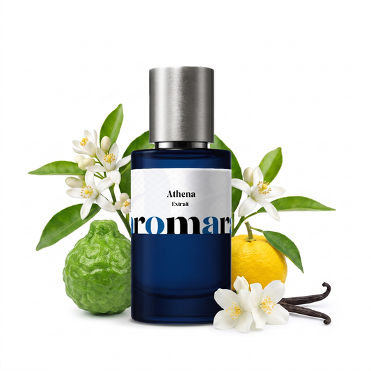Athena 35% Extrait perfume by Aromara, neroli, bergamot, orange blossom and vanilla notes, UK-made dupe, 7+ hour wear, 60-day refund