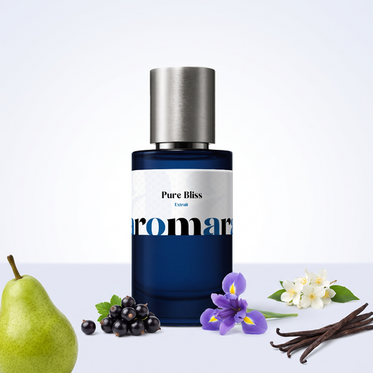Pure Bliss 35% Extrait perfume by Aromara, inspired by Lancôme La Vie Est Belle. Blackcurrant, pear, iris, jasmine, vanilla. UK-made dupe, 7+ hour wear.