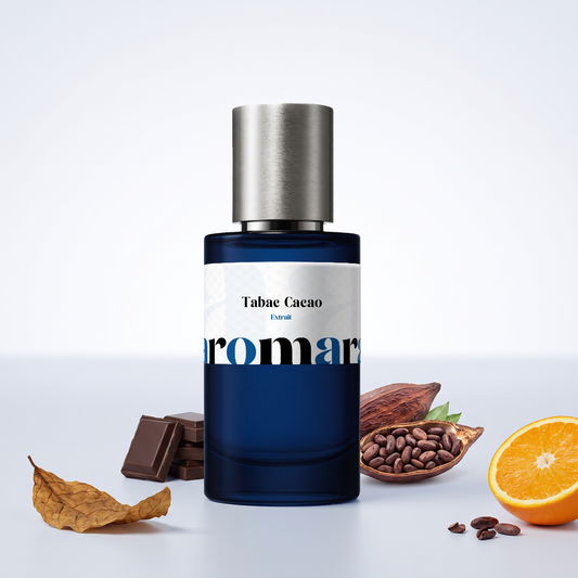 Tabac Cacao Extrait perfume by Aromara (up to 35%), inspired by Tom Ford Tobacco Chocolat. Tobacco, dark chocolate, cacao, orange, Peru balsam. UK-made dupe, coming soon.