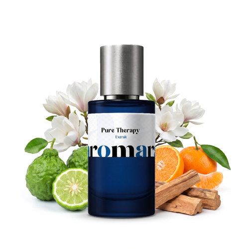 Pure Therapy 35% Extrait perfume by Aromara, inspired by Initio Musk Therapy. Bergamot, mandarin, white magnolia, white musk, sandalwood, cashmeran. UK-made dupe, 7+ hour wear.