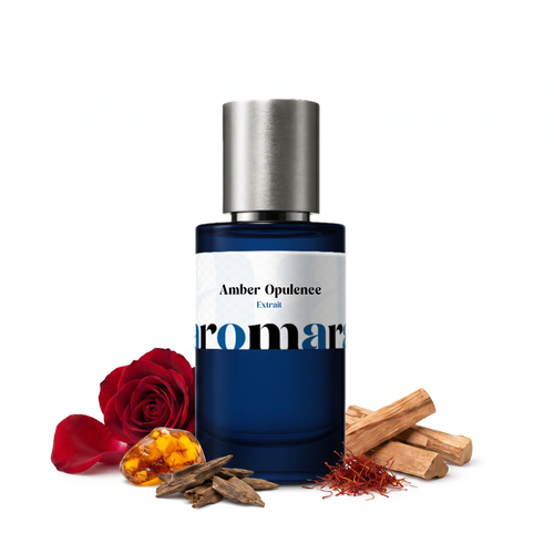 Amber Opulence 35% Extrait perfume by Aromara, inspired by Roja Amber Aoud. Bergamot, rose, spices, oud, amber, patchouli, saffron, sandalwood, musk. UK-made dupe, 7+ hour wear.