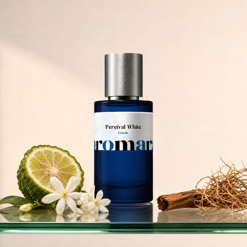 Percival White 50ml Extrait Spray dupe fragrance | bergamot jasmine cedarwood | Aromara UK