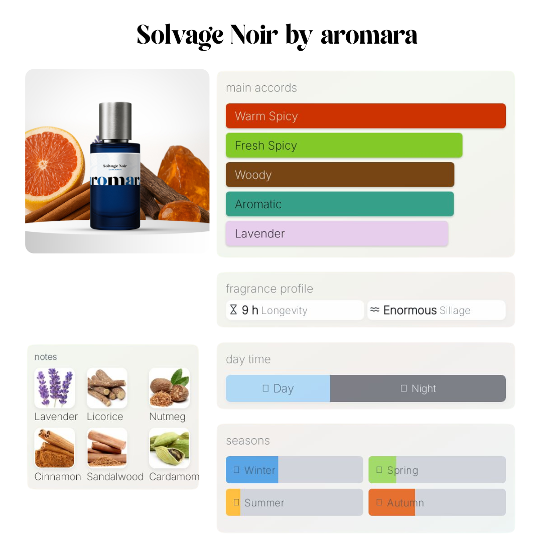 Solvage Noir - 50ml Parfum - Perfume & Cologne