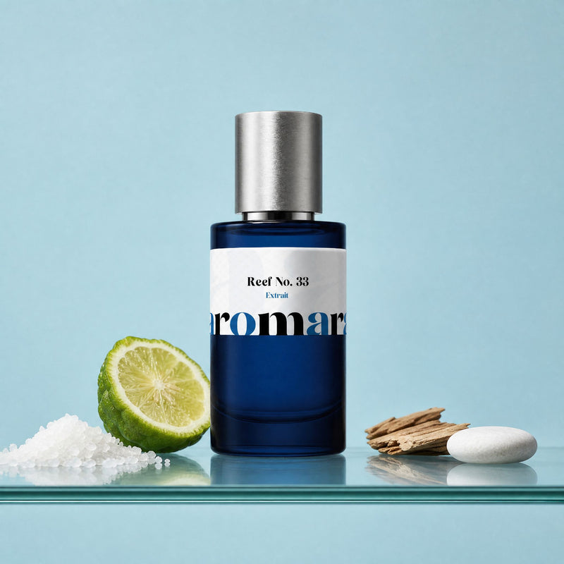 Reef No. 33 50ml Extrait Spray dupe fragrance | sea salt bergamot mineral cedarwood | Aromara UK