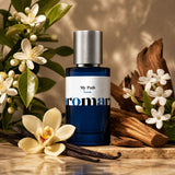 My Path by Aromara, 35% extrait perfume bottle with orange blossom, white jasmine, vanilla orchid and sandalwood