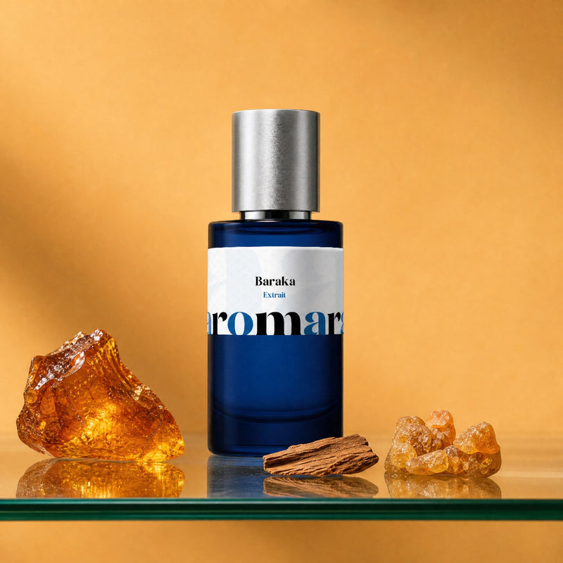Baraka 50ml Extrait Spray dupe fragrance | amber sandalwood benzoin warm | Aromara UK