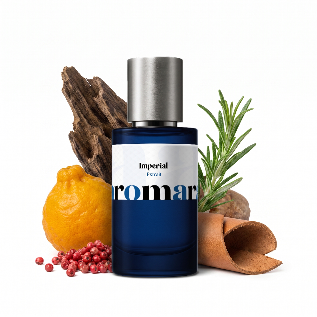 Imperial 35% Extrait perfume by Aromara, inspired by Gissah Imperial Valley. Bergamot, pink pepper, oud, rosemary, leather, vetiver. UK-made dupe, 7+ hour wear.
