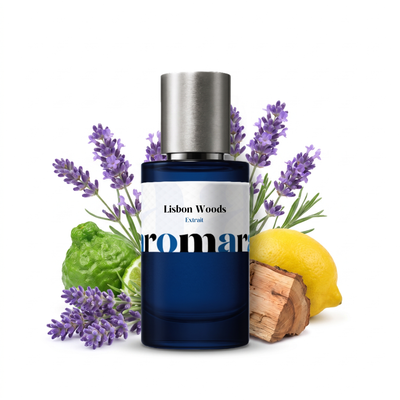 Lisbon Woods 35% Extrait perfume by Aromara, inspired by Creed Bois du Portugal. Lavender, bergamot, lemon, cedarwood, sandalwood, vetiver, ambergris. UK-made dupe, 7+ hour wear.