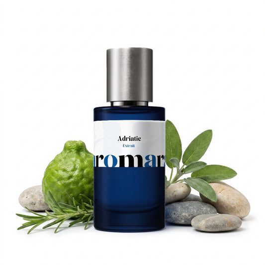 Adriatic 35% Extrait perfume by Aromara, inspired by Armani Acqua di Gio Profumo. Bergamot, sea notes, geranium, sage, rosemary, patchouli, incense, musk. UK-made dupe, 7+ hour wear.