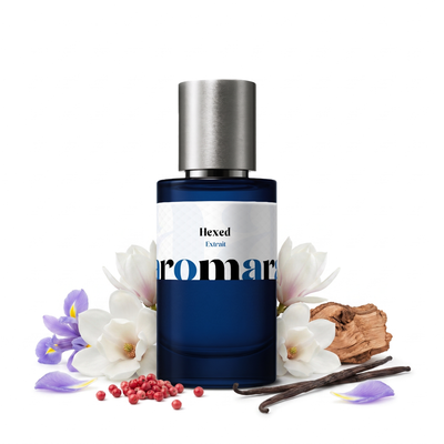 Hexed 35% Extrait perfume by Aromara, inspired by Spell on You by Louis Vuitton. Magnolia, iris, pink pepper, tonka and vanilla. UK-made dupe, 7+ hour wear.