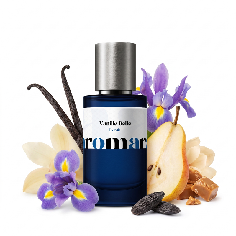 Vanille Belle 35% Extrait perfume by Aromara, inspired by Lancome La Vie Est Belle Vanille Nude. Iris, pear, vanilla, praline, jasmine, tonka bean. UK-made dupe, 7+ hour wear.