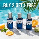 Aromara summer fragrance bundle poolside, three fresh 50ml scents, buy 2 get 1 free, 35% Extrait