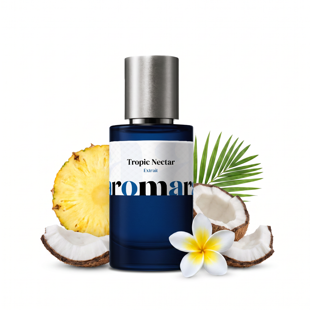 Tropic Nectar 35% Extrait perfume by Aromara, inspired by Ellis Brooklyn Miami Nectar. Pineapple, coconut, vanilla. UK-made dupe, 7+ hour wear.