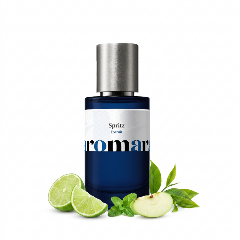 Spritz 35% Extrait perfume by Aromara, inspired by Lorenzo Pazzaglia Speachless. Lime, green tea, apple, peach. UK-made dupe, 7+ hour wear.