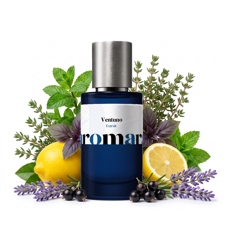 Ventuno 35% Extrait perfume by Aromara, mint, lemon, lavender and blackcurrant, UK-made dupe, 7+ hour wear, 60-day refund
