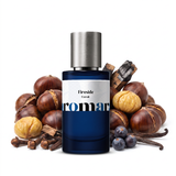 Fireside 35% Extrait perfume by Aromara, clove, chestnut, guaiac wood, vanilla, UK-made dupe, 7+ hour wear, 60-day refund