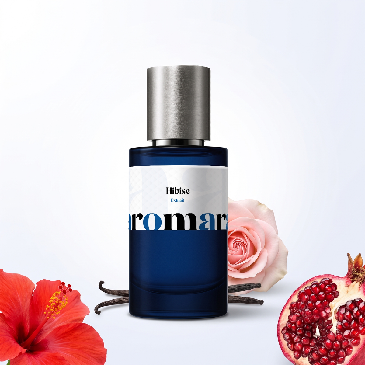 Hibisc 35% Extrait perfume by Aromara, inspired by Maison Crivelli Hibiscus Mahajád. Hibiscus, pomegranate, rose, vanilla. UK-made dupe, 7+ hour wear.