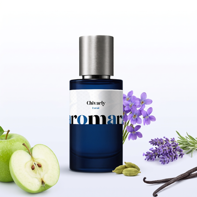 Chivarly 35% Extrait perfume by Aromara, inspired by Parfums de Marly Layton. Apple, lavender, violet, cardamom, vanilla. UK-made dupe, 7+ hour wear.