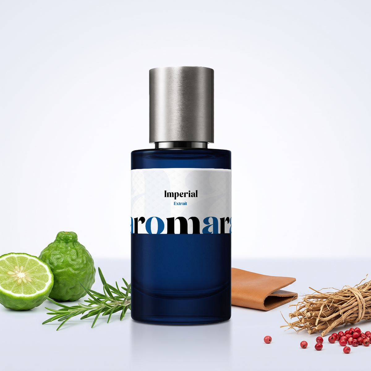 Imperial 35% Extrait perfume by Aromara, inspired by Gissah Imperial Valley. Bergamot, pink pepper, rosemary, leather, vetiver. UK-made dupe, 7+ hour wear.
