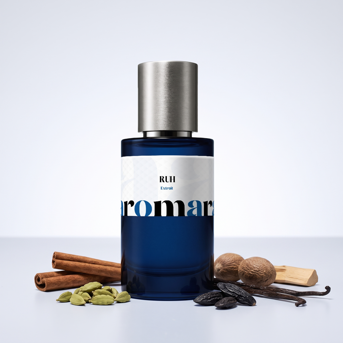 RUH 35% Extrait perfume by Aromara, an Aromara original. Cardamom, cinnamon, nutmeg, tonka bean, vanilla, sandalwood. UK-made, 7+ hour wear.