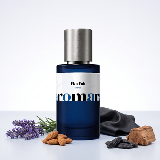 Fkn Fab 35% Extrait perfume by Aromara, inspired by Tom Ford F*cking Fabulous. Lavender, bitter almond, iris, leather, tonka bean. UK-made dupe, 7+ hour wear.