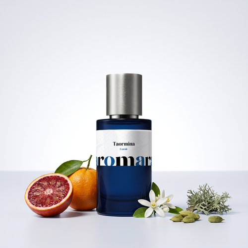 Taormina 35% Extrait perfume by Aromara, inspired by Tom Ford Taormina Orange. Blood orange, bitter orange, orange blossom, cardamom, oakmoss. UK-made dupe, 7+ hour wear.