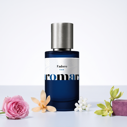 J'adoro 35% Extrait perfume by Aromara, inspired by Dior J'adore. Champaca, ylang-ylang, damask rose, jasmine, amaranth wood. UK-made dupe, 7+ hour wear.