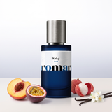 Kirky 35% Extrait perfume by Aromara, inspired by Tiziana Terenzi Kirke. Peach, passion fruit, lychee, jasmine, vanilla. UK-made dupe, 7+ hour wear.