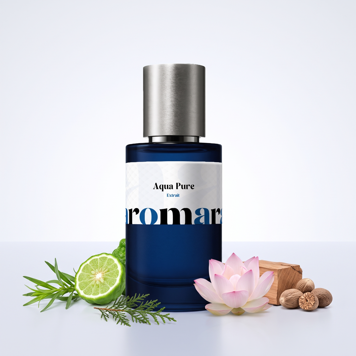 Aqua Pure 35% Extrait perfume by Aromara, inspired by Issey Miyake L'Eau d'Issey Pour Homme. Bergamot, tarragon, cypress, lotus, nutmeg, cedar. UK-made dupe, 7+ hour wear.
