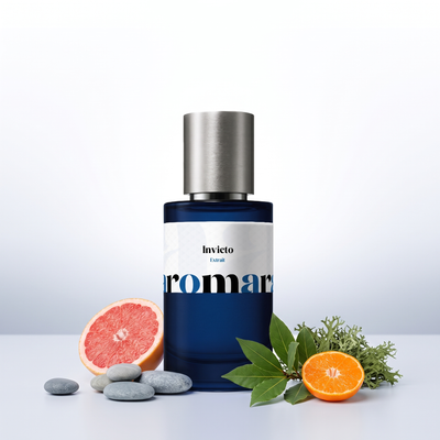 Invicto 35% Extrait perfume by Aromara, inspired by Paco Rabanne Invictus. Grapefruit, marine accord, mandarin, bay leaf, oakmoss. UK-made dupe, 7+ hour wear.