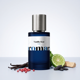 Vanilla Heat 35% Extrait perfume by Aromara, inspired by Tom Ford Vanilla Sex. Pink pepper, bergamot, bourbon vanilla, tonka, sandalwood. UK-made dupe, 7+ hour wear.