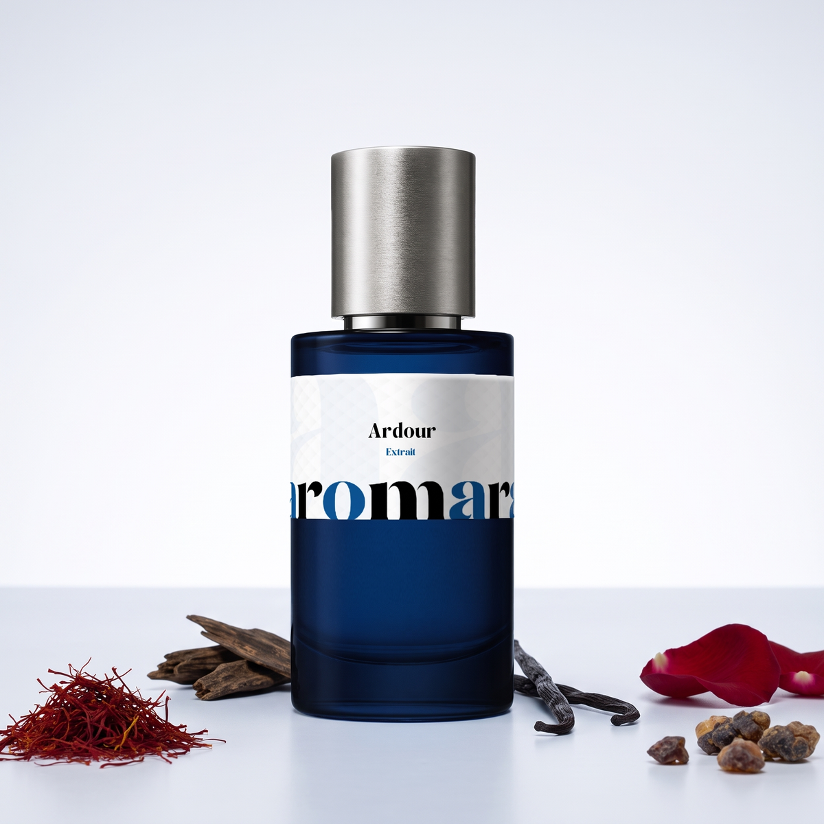 Ardour 35% Extrait perfume by Aromara, inspired by Boadicea the Victorious Ardent. Saffron, oud, amber, vanilla, dark musk. UK-made dupe, 7+ hour wear.