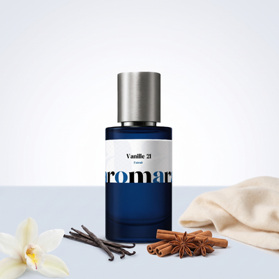 Vanille 21 35% Extrait perfume by Aromara, inspired by Guerlain Vanille Planifolia Extrait 21. Vanilla, spices, amber, musk. UK-made dupe, 7+ hour wear.