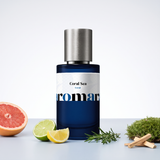 Coral Sea Extrait perfume by Aromara (up to 35%), inspired by Roja Oceania. Grapefruit, lime, lemon, rosemary, moss, sandalwood. UK-made dupe.