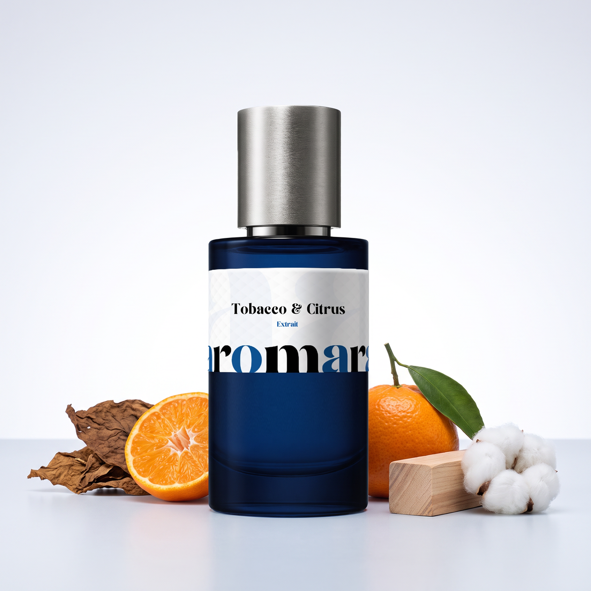 Tobacco & Citrus 35% Extrait perfume by Aromara, inspired by Byredo Tobacco Mandarin. Mandarin, citrus, tobacco leaf, cedarwood, soft musk. UK-made dupe, 7+ hour wear.